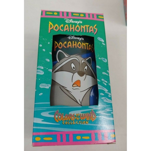 1994 Burger King Disney Pocahantas Collectible Cup Set Of 4 Colors Of The Wind - Picture 5 of 7